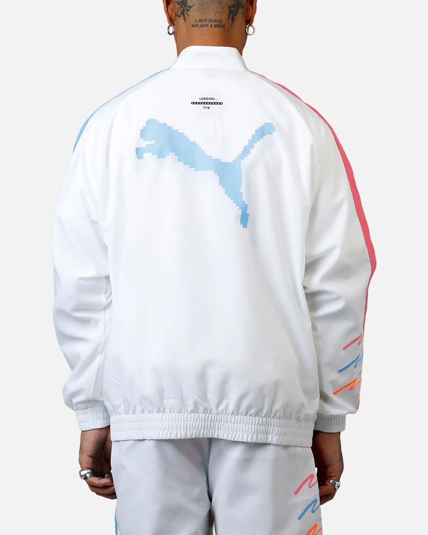 Puma x Scuderia Ferrari Sketches T7 Jacket White sold by Culture Kings product image thumbnail 2