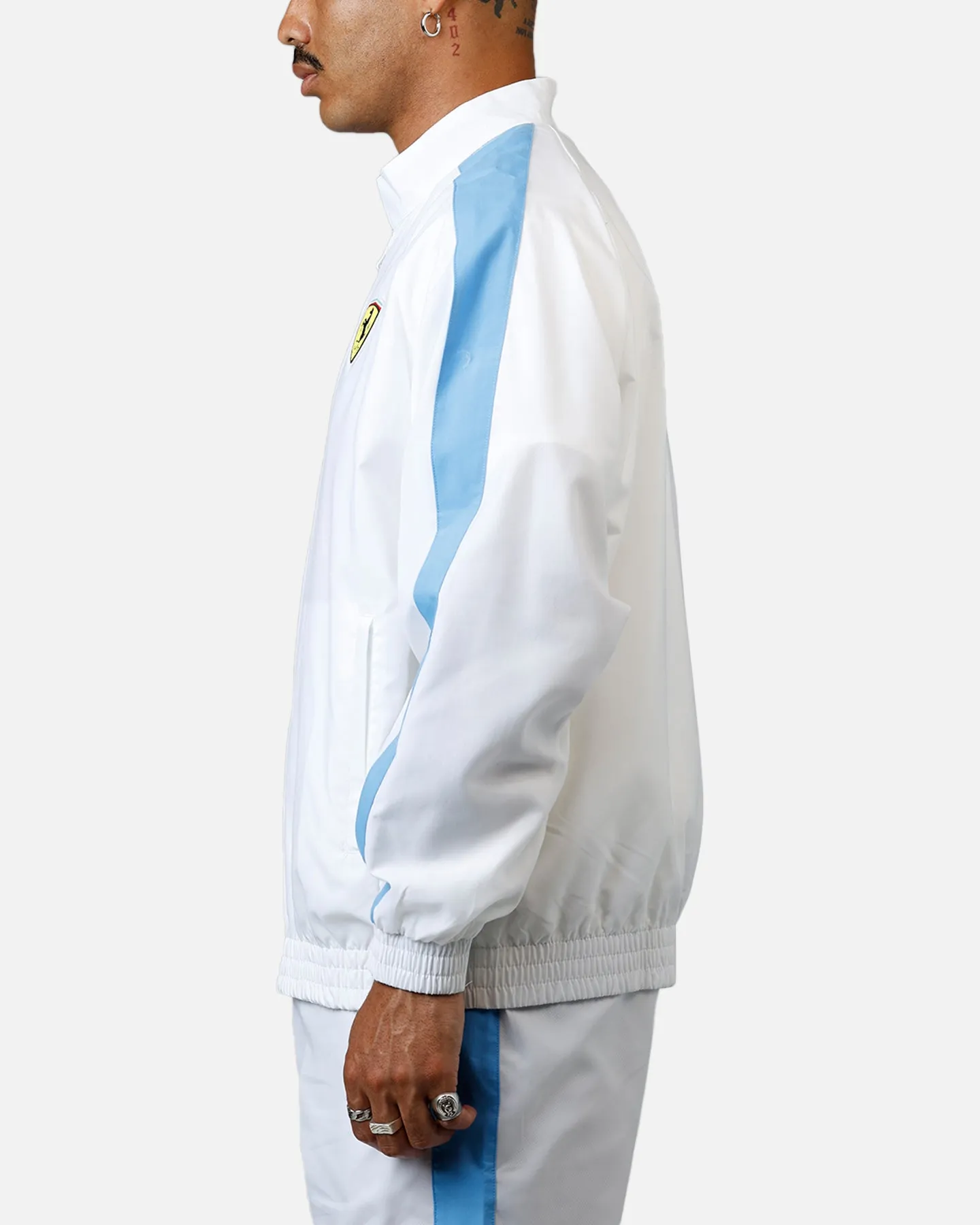 Puma x Scuderia Ferrari Sketches T7 Jacket White sold by Culture Kings product image thumbnail 5