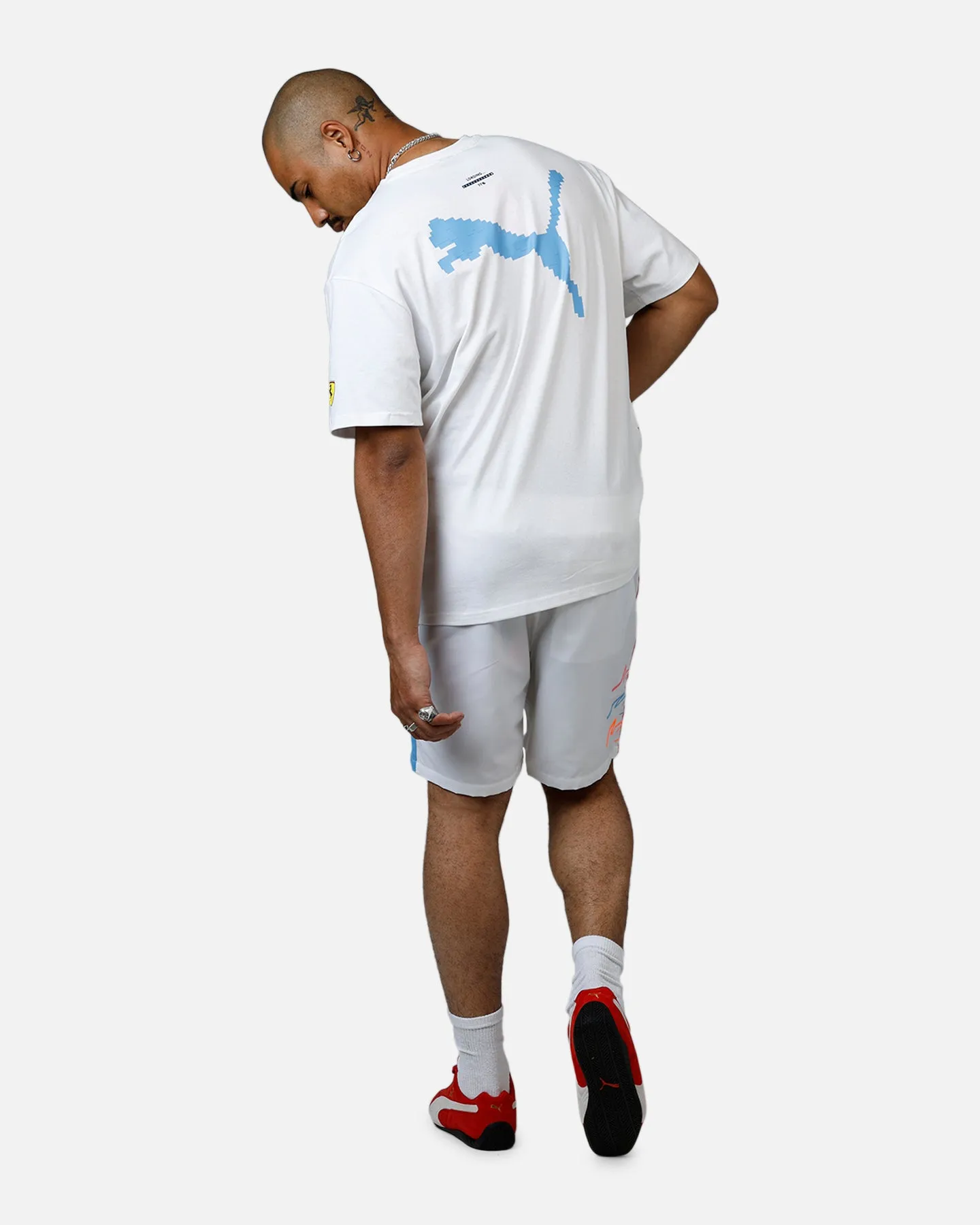 Puma x Scuderia Ferrari Sketches Graphics T-Shirt White sold by Culture Kings product image thumbnail 5