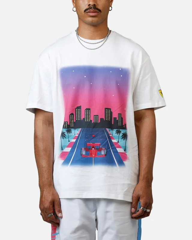 Puma x Scuderia Ferrari Sketches Graphics T-Shirt White sold by Culture Kings
