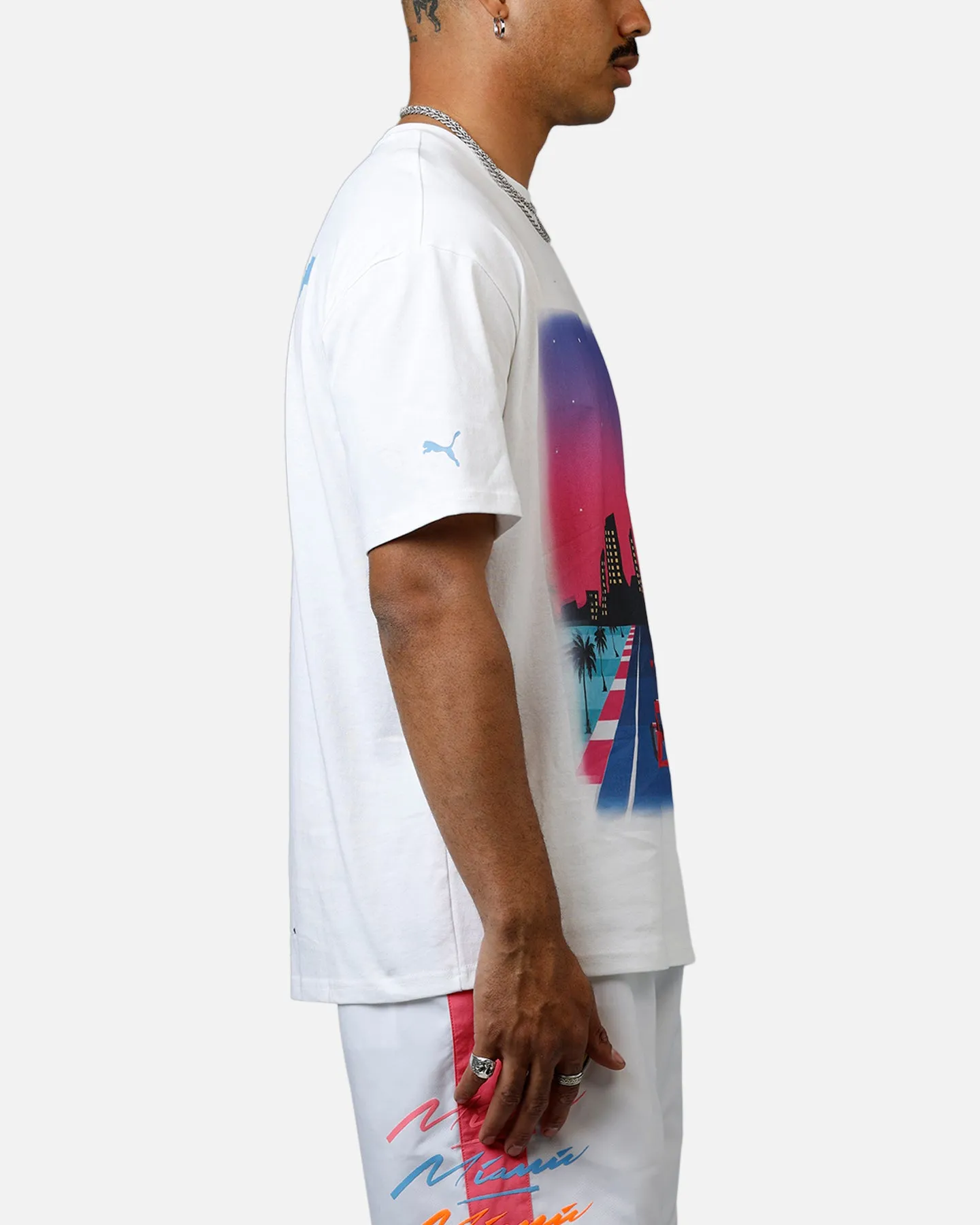 Puma x Scuderia Ferrari Sketches Graphics T-Shirt White sold by Culture Kings product image thumbnail 3