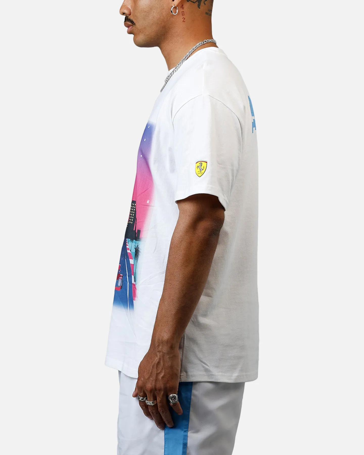 Puma x Scuderia Ferrari Sketches Graphics T-Shirt White sold by Culture Kings product image thumbnail 4