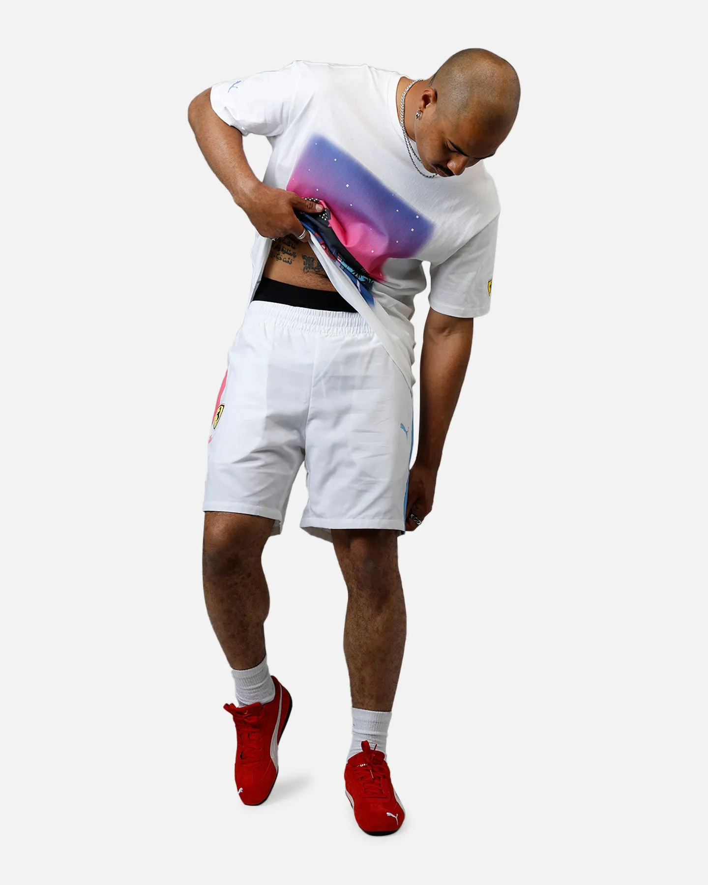 Puma x Scuderia Ferrari Miami Limited Edition T7 Shorts White sold by Culture Kings product image thumbnail 2