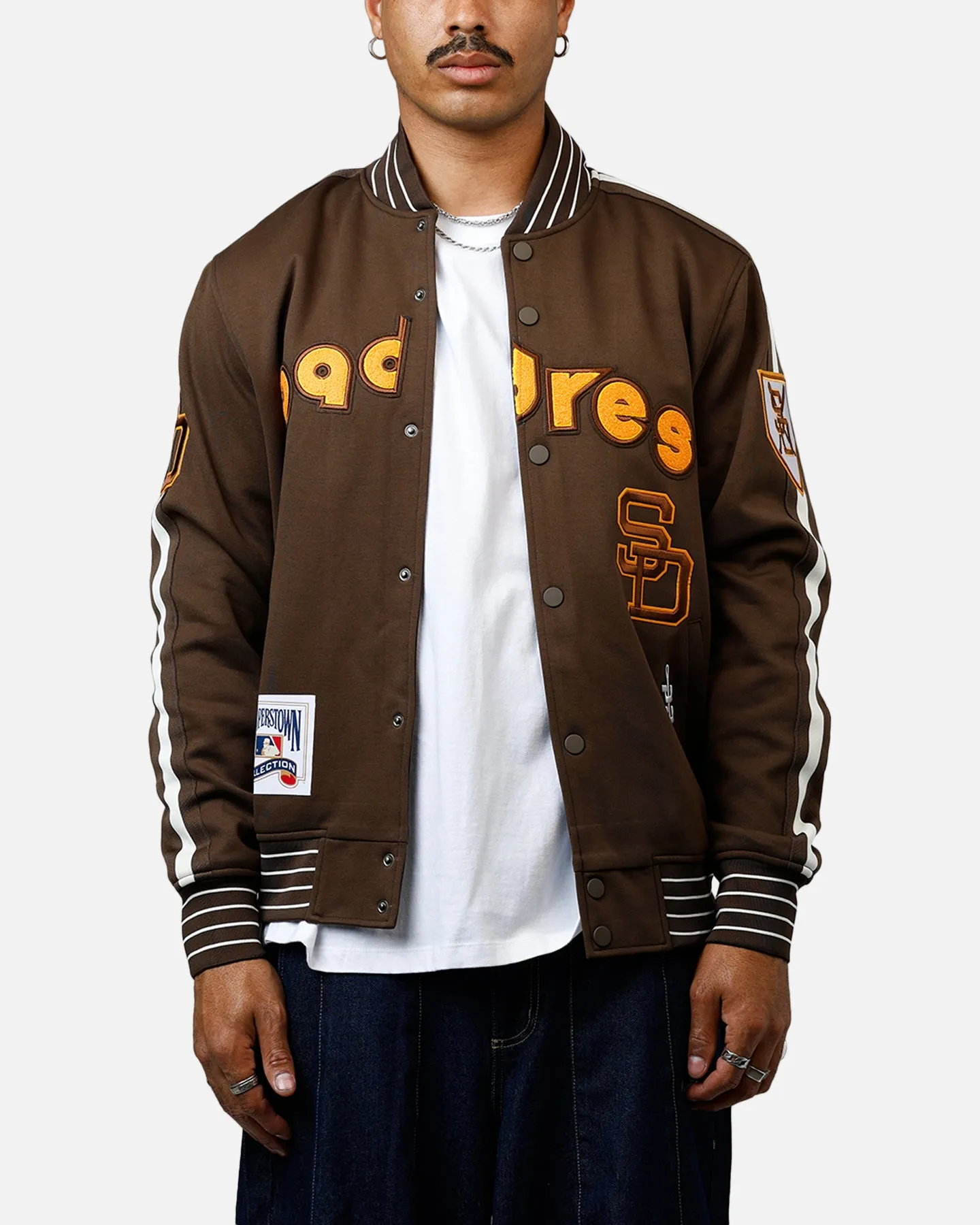 Pro Standard San Diego Padres Double Knit Jacket Brown sold by Culture Kings product image thumbnail 2