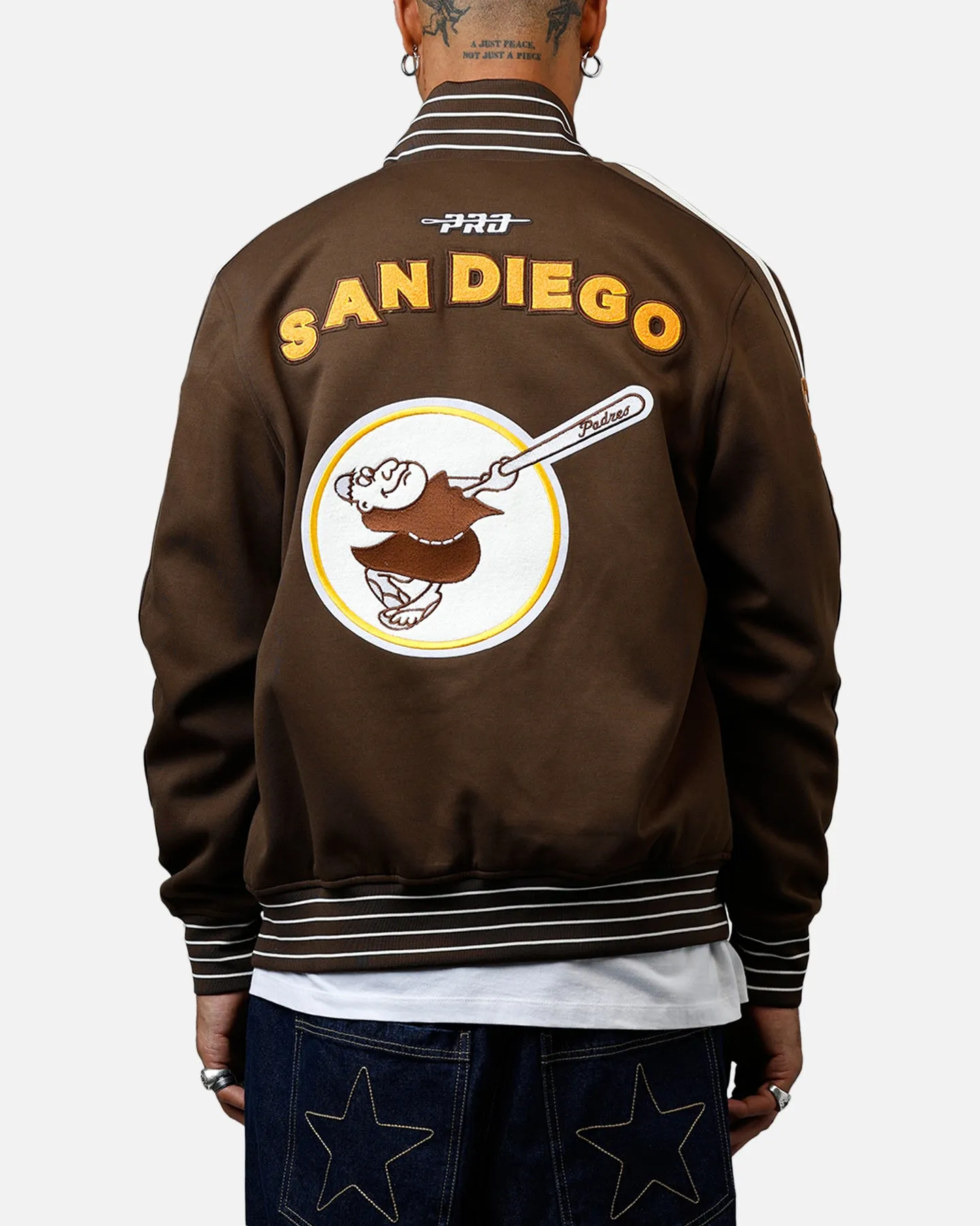 Pro Standard San Diego Padres Double Knit Jacket Brown sold by Culture Kings
