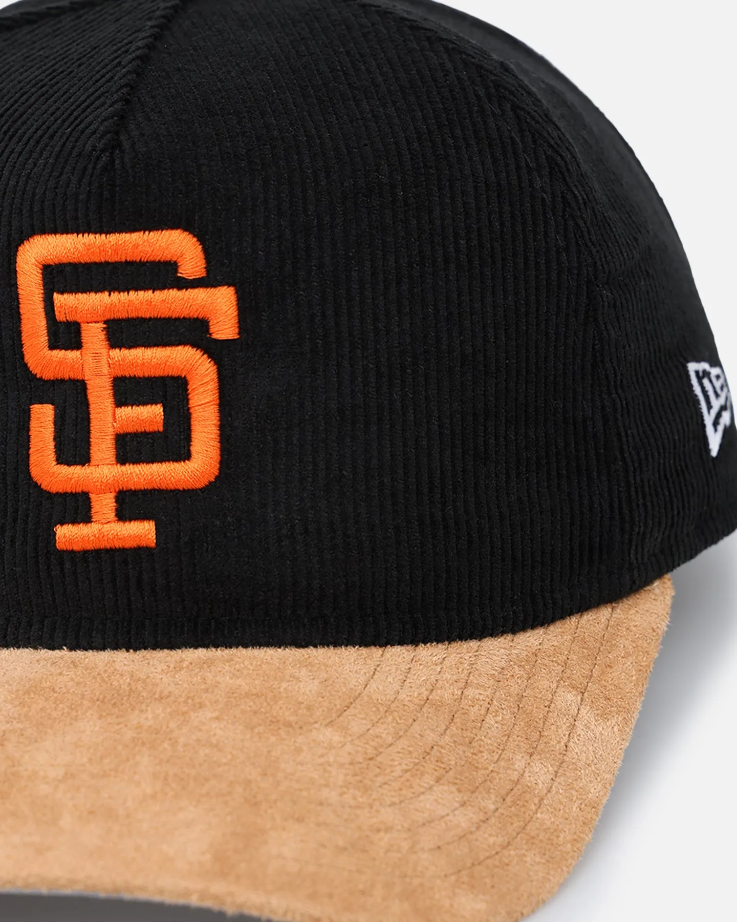 New Era San Francisco Giants 'Corduroy Suede' Pre-Curved Golfer Snapback Washed Black sold by Culture Kings product image thumbnail 2