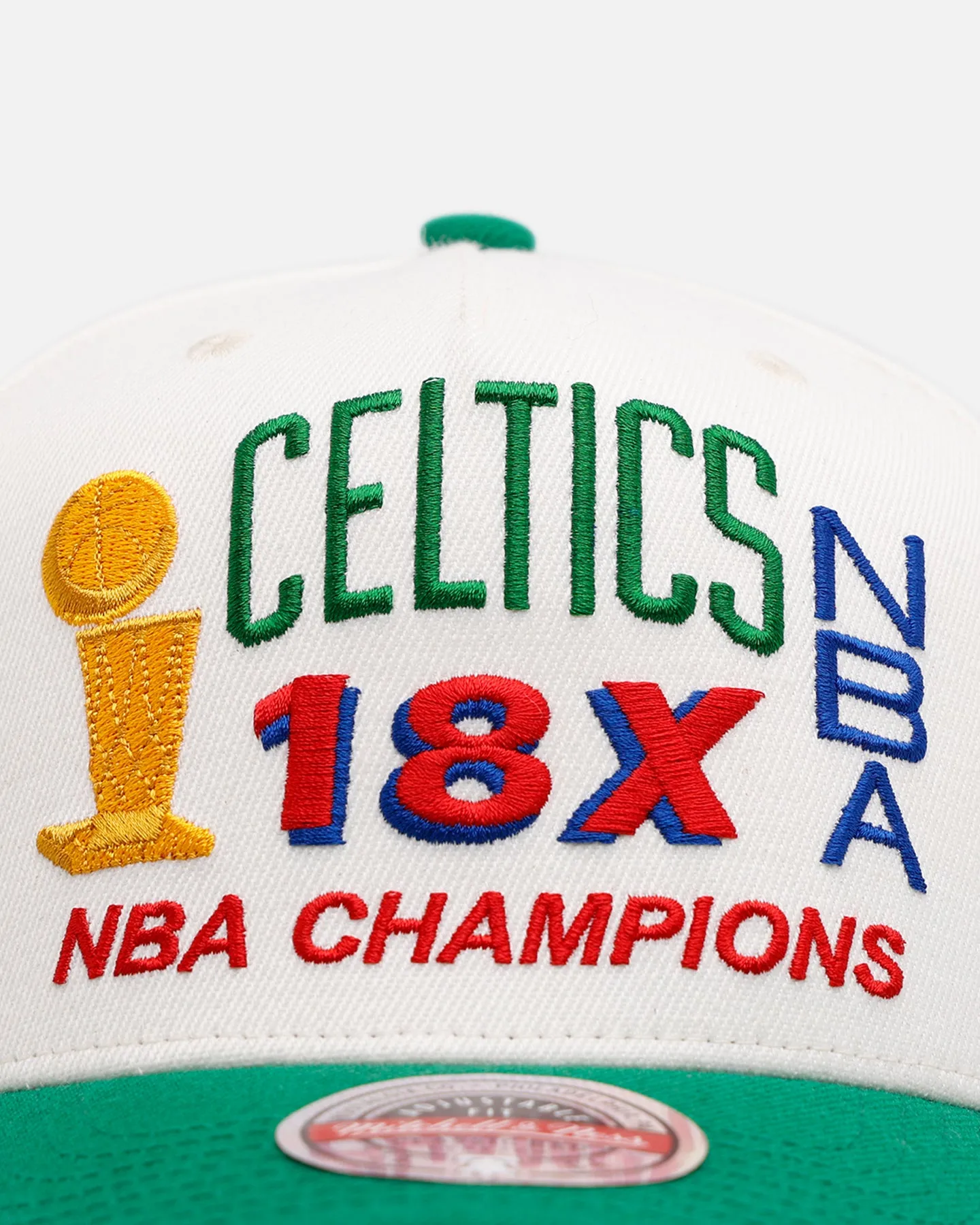 Mitchell & Ness Boston Celtics 'NBA Elite Finals' MVP Snapback Cream/Green sold by Culture Kings product image thumbnail 5