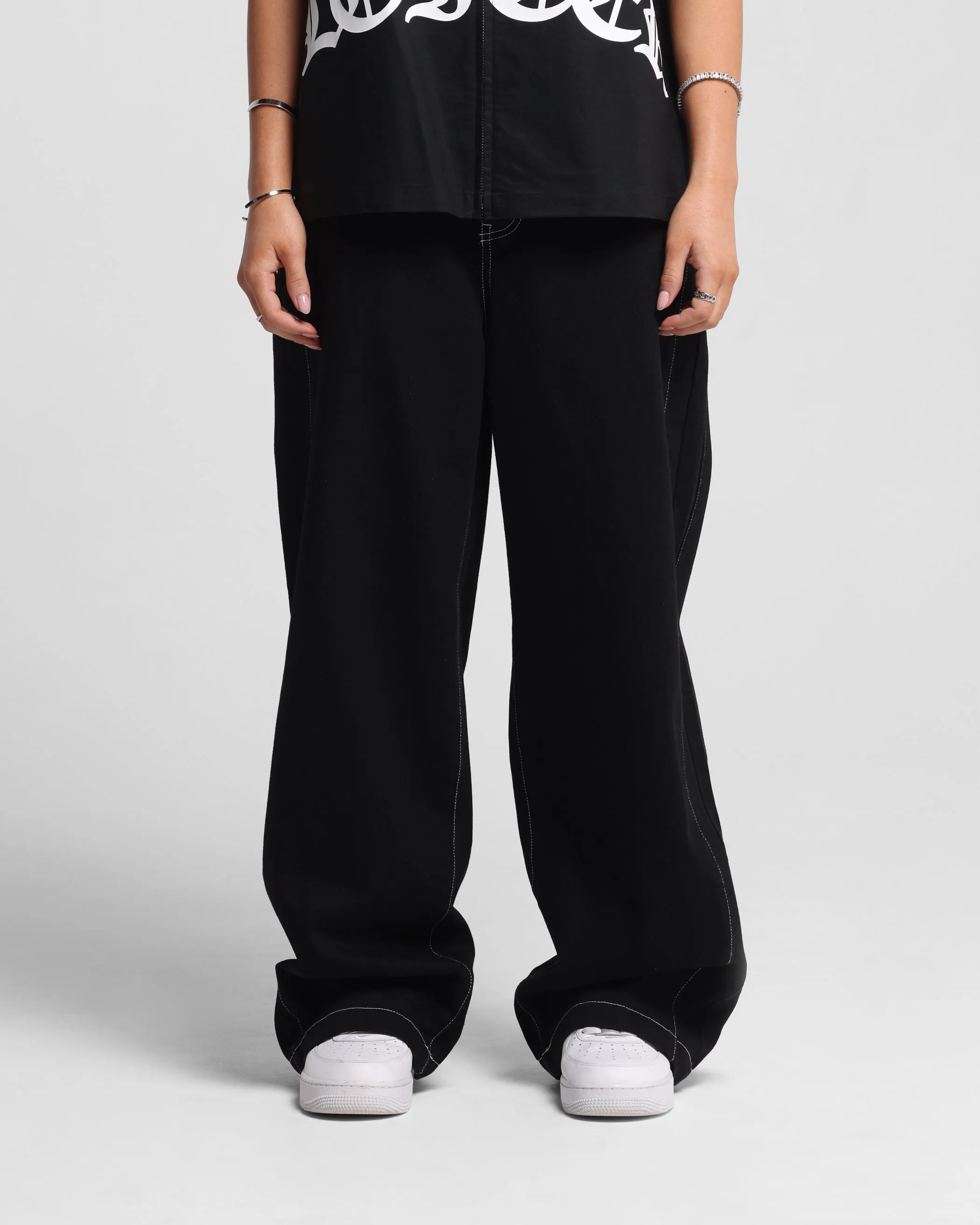 Loiter Shadow Jeans Black sold by Culture Kings