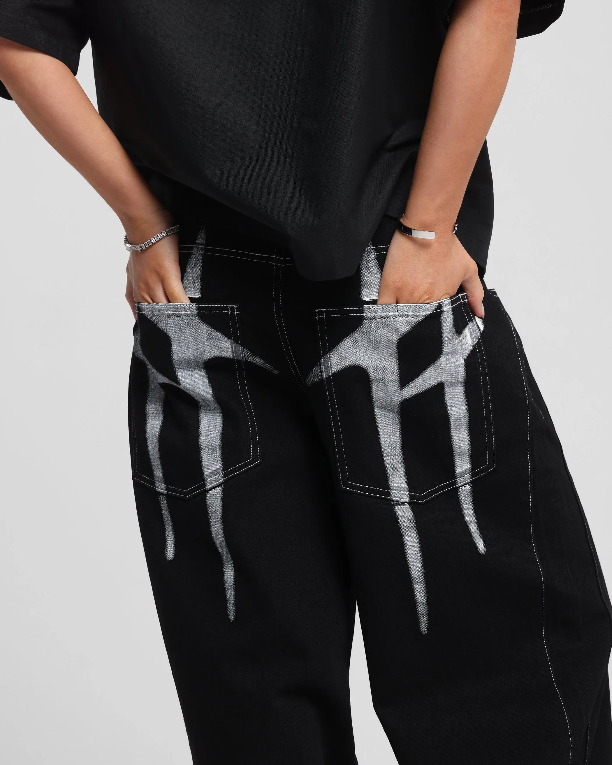 Loiter Shadow Jeans Black sold by Culture Kings product image thumbnail 3