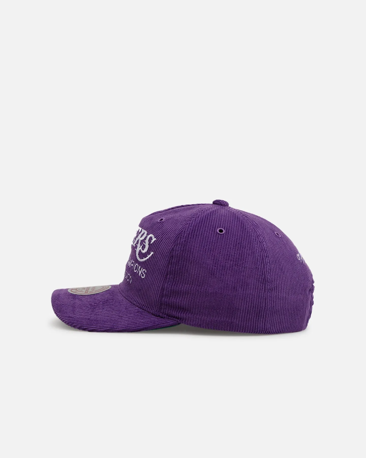 Mitchell & Ness Los Angeles Lakers 'Worldwide' Deadstock Corduroy Snapback Purple sold by Culture Kings product image thumbnail 5
