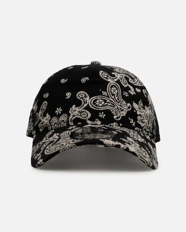 New Era Paisley 'Three Looms' 9TWENTY A-Frame Strapback Black sold by Culture Kings