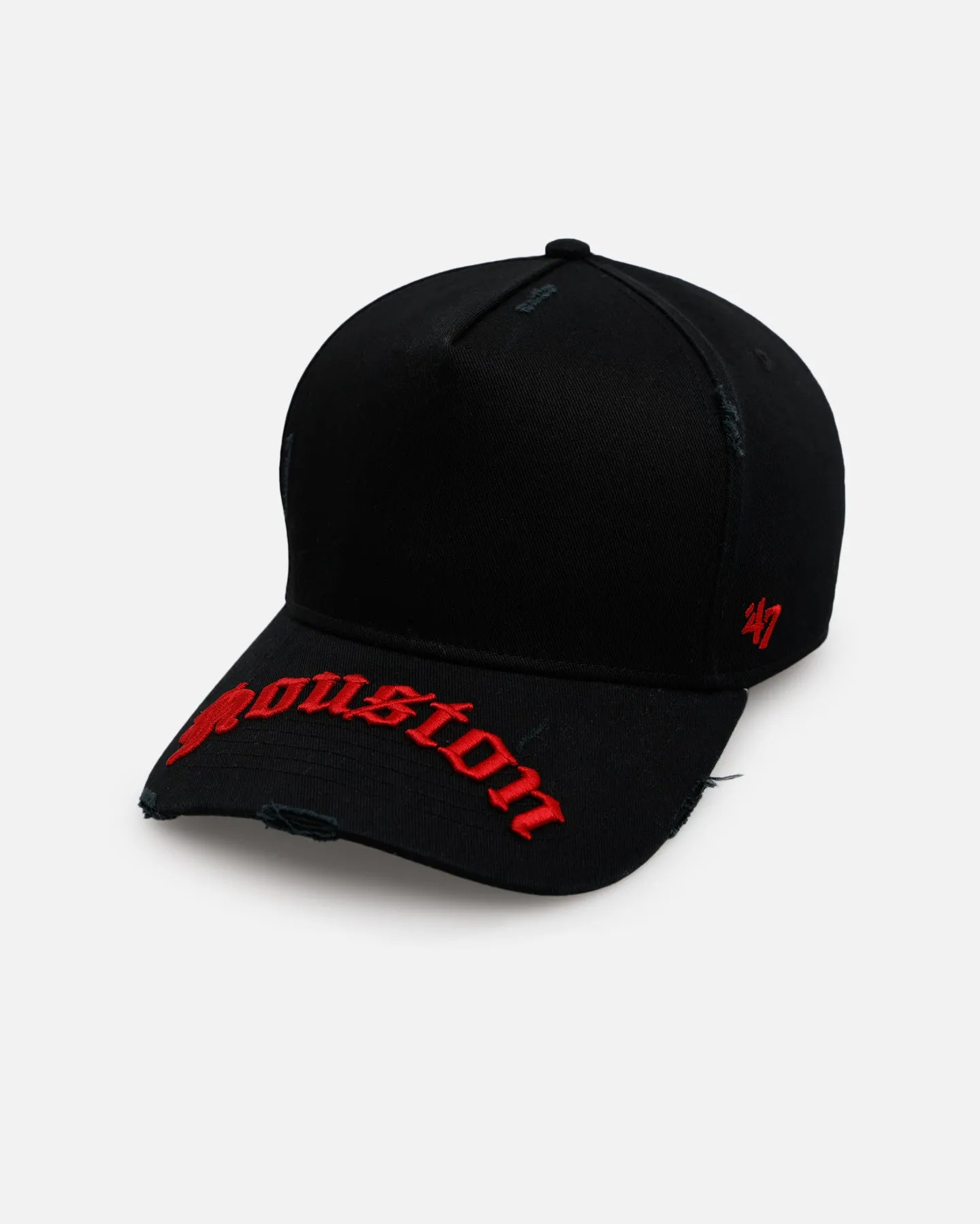 47 Brand Houston Astros 'Destruct Gothic Visor' 47 Offside Strapback Black sold by Culture Kings product image thumbnail 5