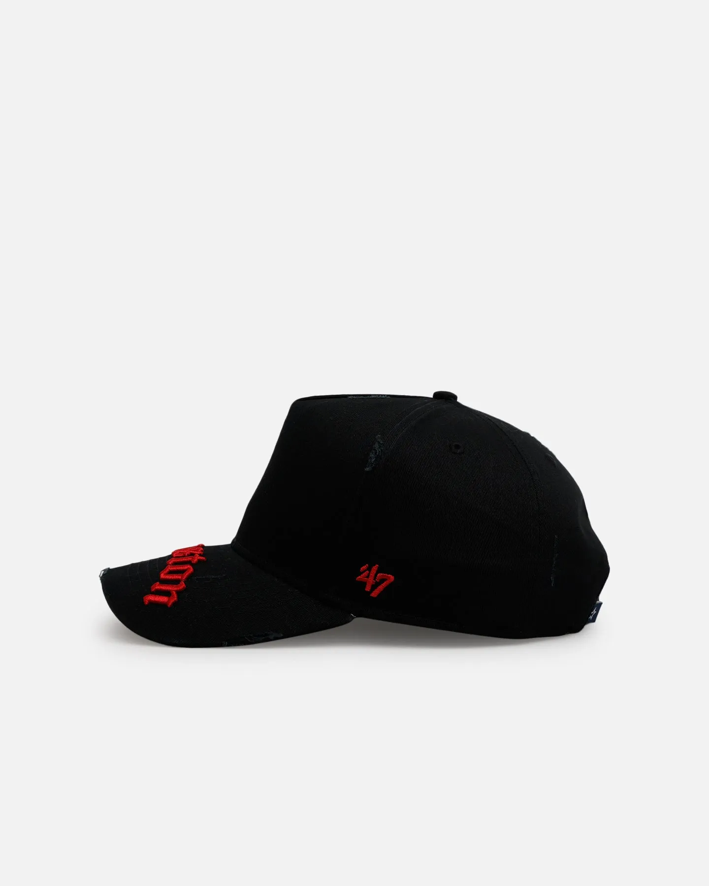 47 Brand Houston Astros 'Destruct Gothic Visor' 47 Offside Strapback Black sold by Culture Kings product image thumbnail 4