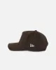 New Era Los Angeles Dodgers 'Upside Down LA Cord' 9FORTY A-Frame Corduroy Snapback Walnut sold by Culture Kings