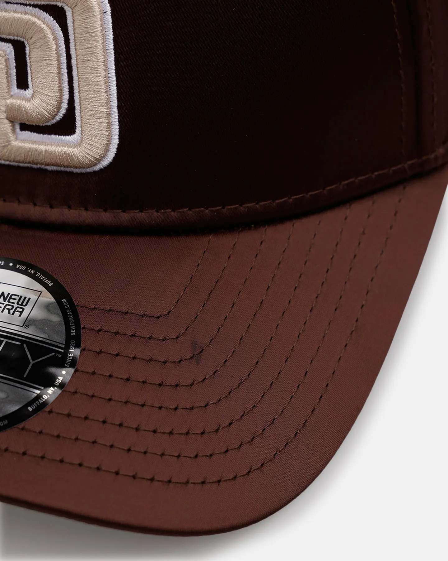 New Era San Diego Padres 'Team Color Satin' 9FORTY A-Frame Snapback Official Team Color sold by Culture Kings product image thumbnail 2