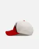 Mitchell & Ness Chicago Bulls 'Shark Tooth' Pro Pinch Snapback Cream/Red sold by Culture Kings
