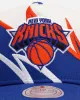 Mitchell & Ness New York Knicks 'Shark Tooth' Pro Pinch Snapback Cream/Blue sold by Culture Kings