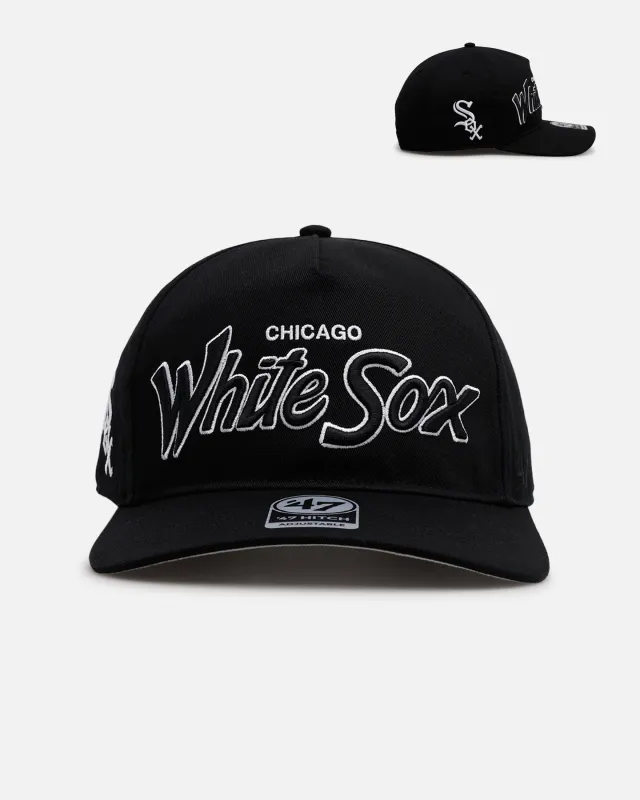 47 Brand Chicago White Sox 'Black Dome Script' 47 Hitch Snapback Black sold by Culture Kings