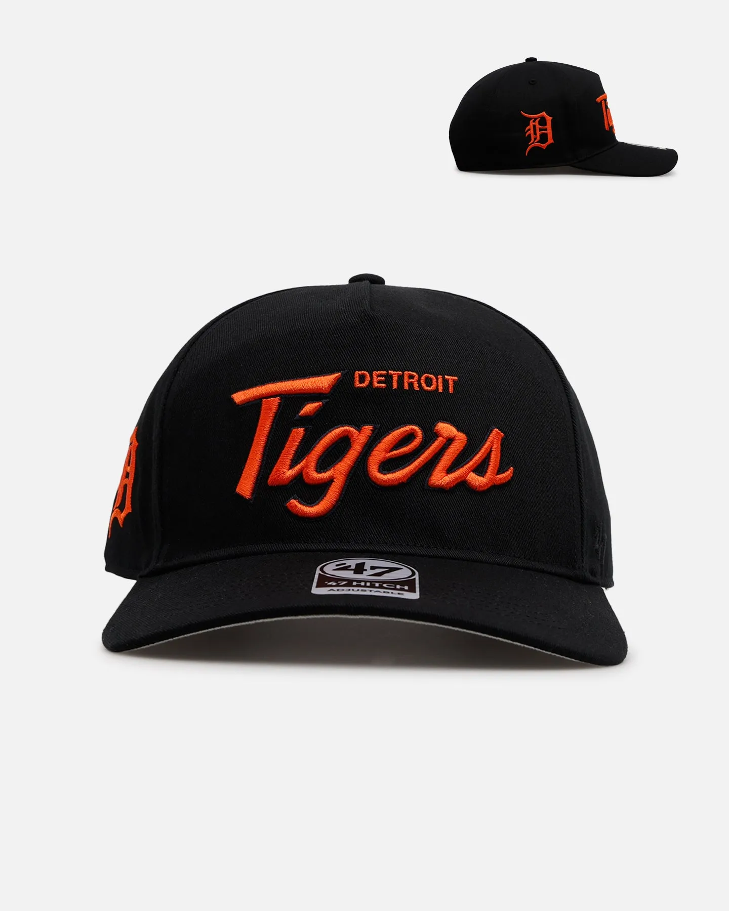 47 Brand Detroit Tigers 'Black Dome Script' 47 Hitch Snapback Black sold by Culture Kings