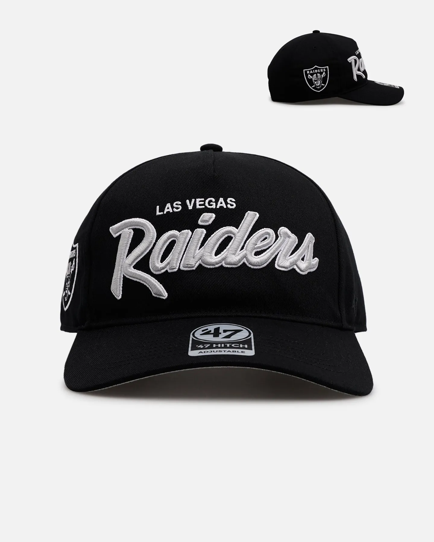 47 Brand Las Vegas Raiders 'Black Dome Script' 47 Hitch Snapback Black sold by Culture Kings