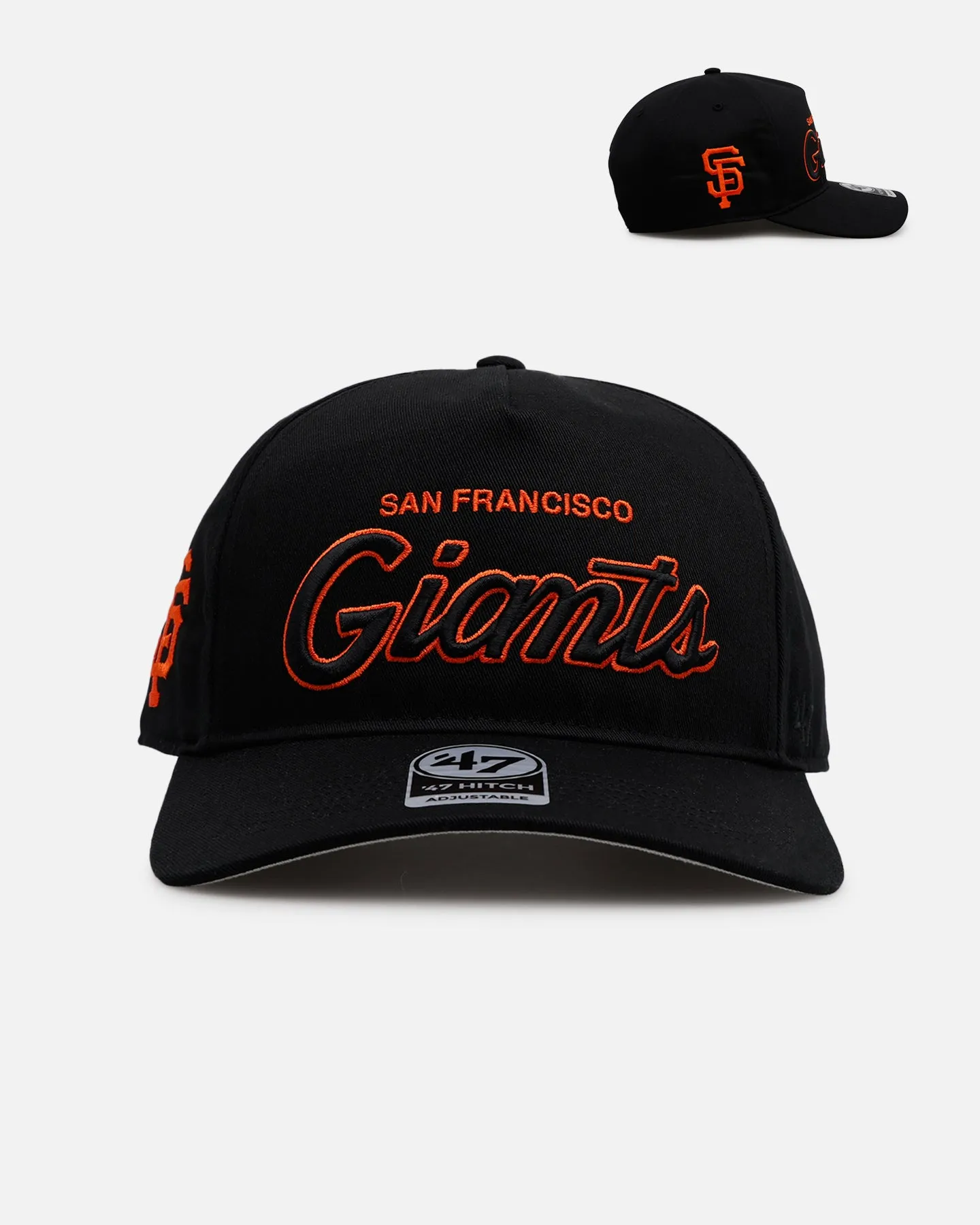 47 Brand San Francisco Giants 'Black Dome Script' 47 Hitch Snapback Black sold by Culture Kings
