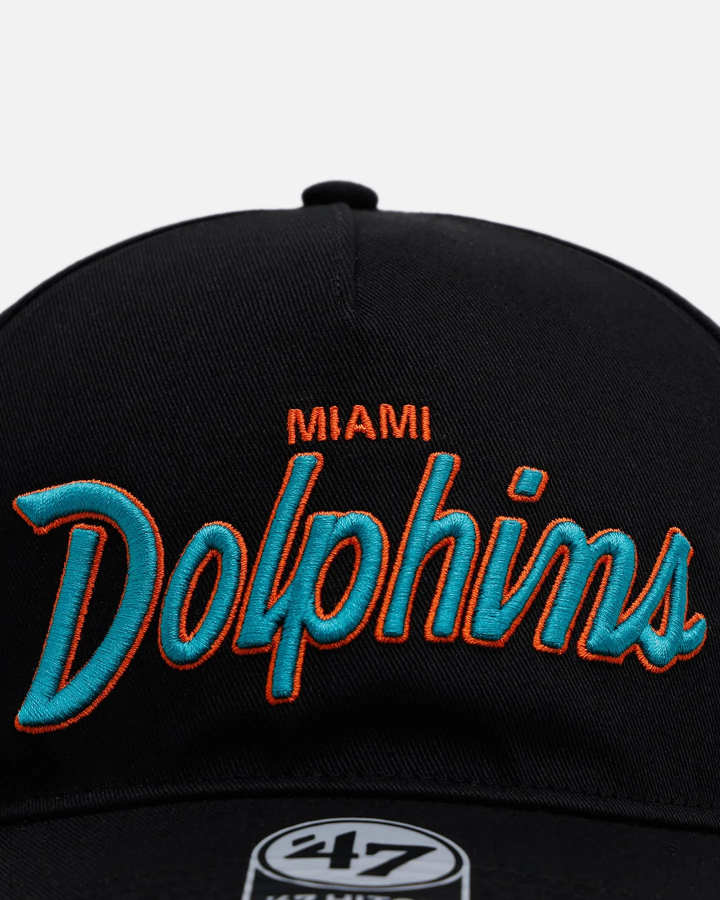 47 Brand Miami Dolphins 'Black Dome Script' 47 Hitch Snapback Black sold by Culture Kings product image thumbnail 5