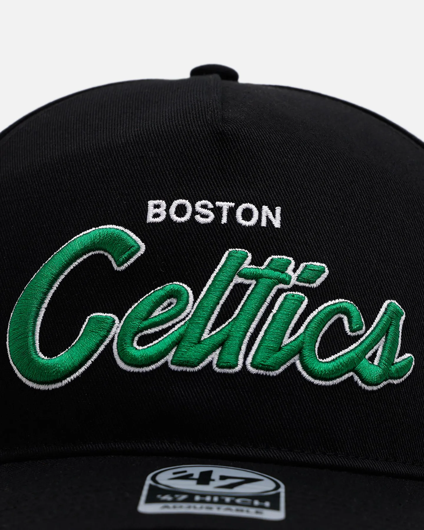 47 Brand Boston Celtics 'Black Dome Script' 47 Hitch Snapback Black sold by Culture Kings product image thumbnail 5