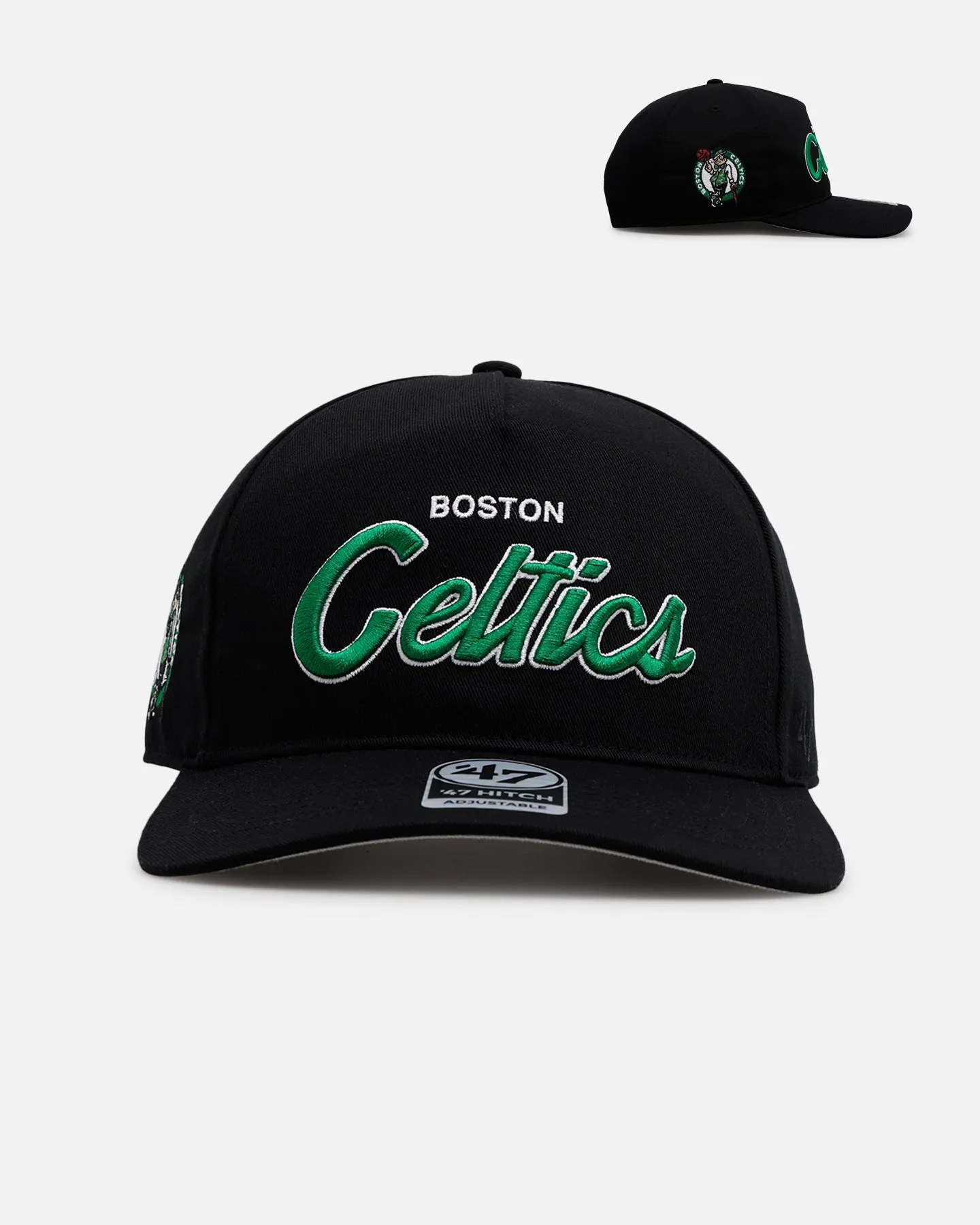 47 Brand Boston Celtics 'Black Dome Script' 47 Hitch Snapback Black sold by Culture Kings