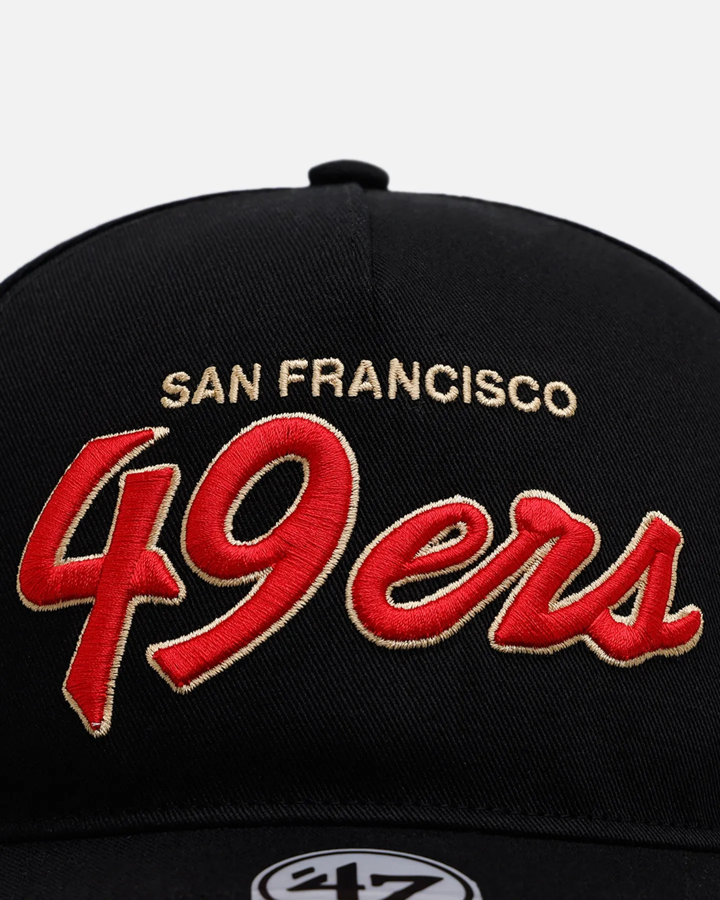 47 Brand San Francisco 49ers 'Black Dome Script' 47 Hitch Snapback Black sold by Culture Kings product image thumbnail 5