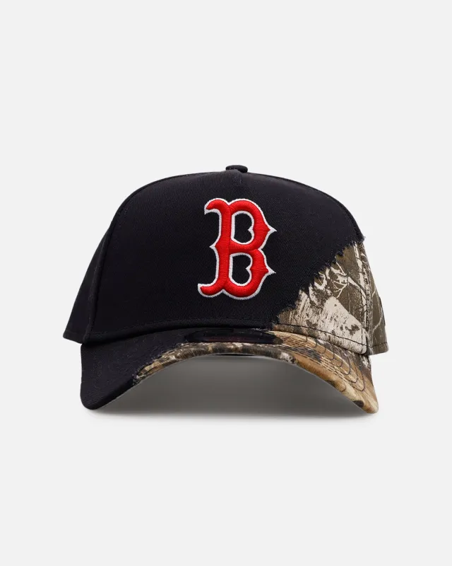 New Era Boston Red Sox 'Camo Tear Away' 9FORTY A-Frame Snapback Camo/Official Team Color sold by Culture Kings