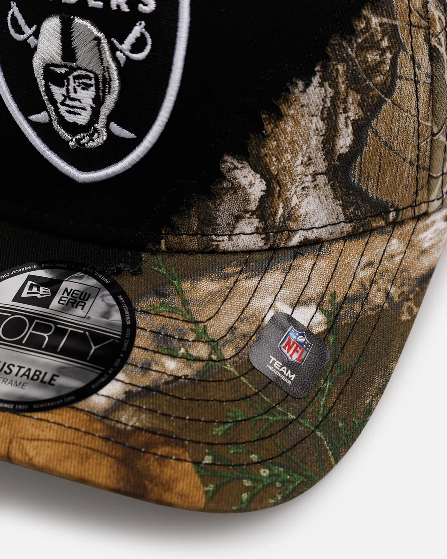 New Era Las Vegas Raiders 'Camo Tear Away' 9FORTY A-Frame Snapback Camo/Official Team Color sold by Culture Kings product image thumbnail 2