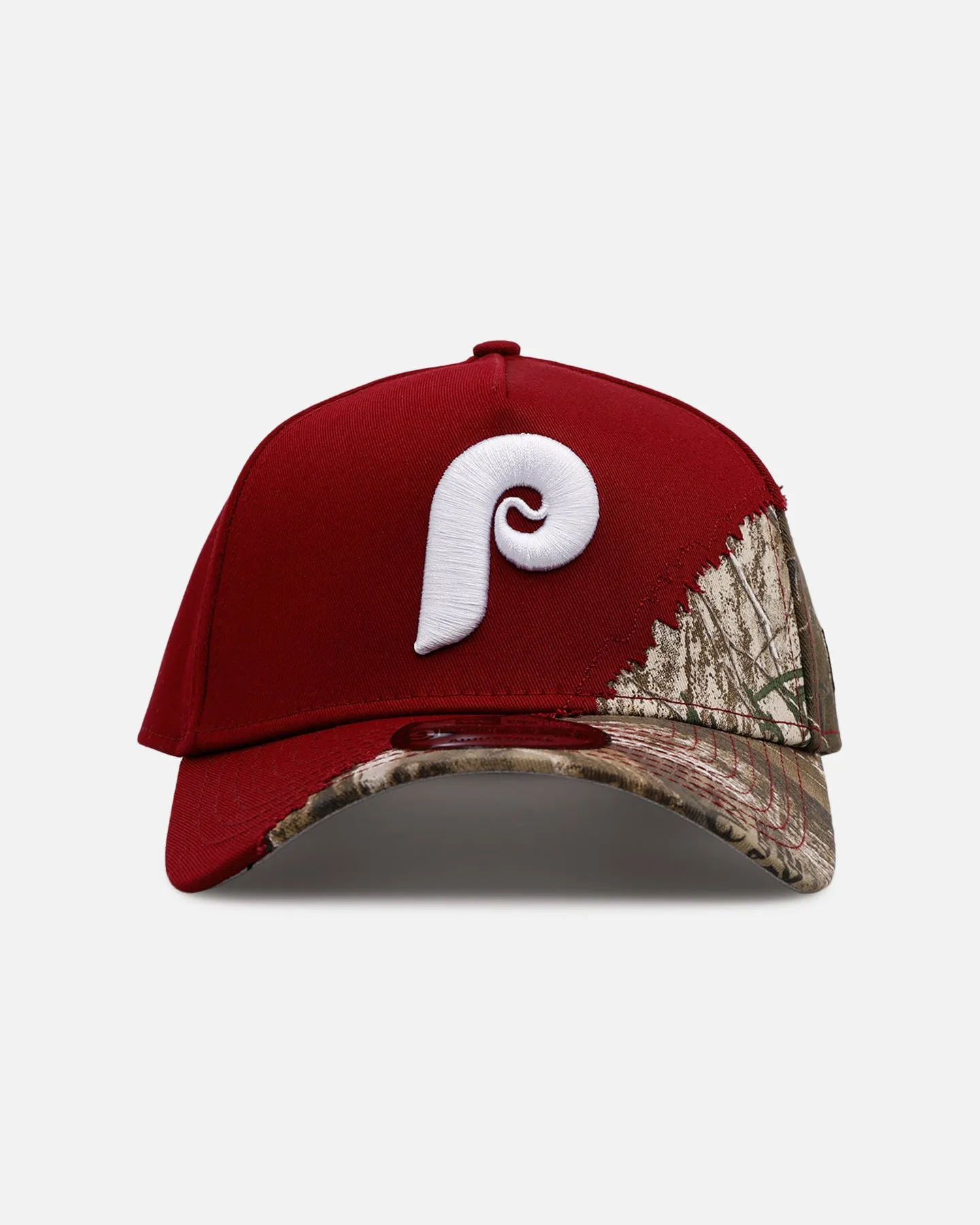 New Era Philadelphia Phillies 'Camo Tear Away' 9FORTY A-Frame Snapback Camo/Official Team Color sold by Culture Kings
