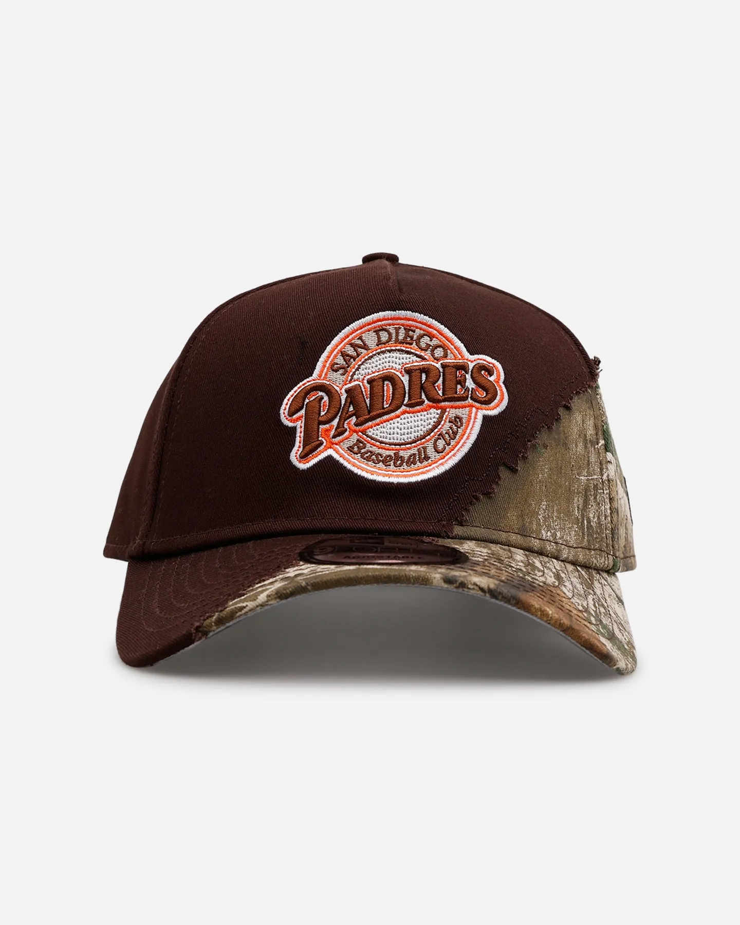 New Era San Diego Padres 'Camo Tear Away' 9FORTY A-Frame Snapback Camo/Official Team Color sold by Culture Kings