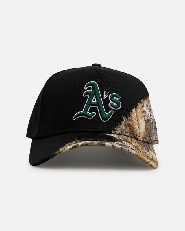 New Era Oakland Athletics 'Camo Tear Away' 9FORTY A-Frame Snapback Camo/Official Team Color sold by Culture Kings
