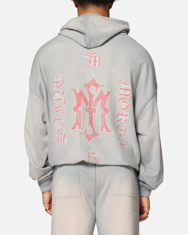 Saint Morta Hardcore Boxy Hoodie Sunfade Grey sold by Culture Kings