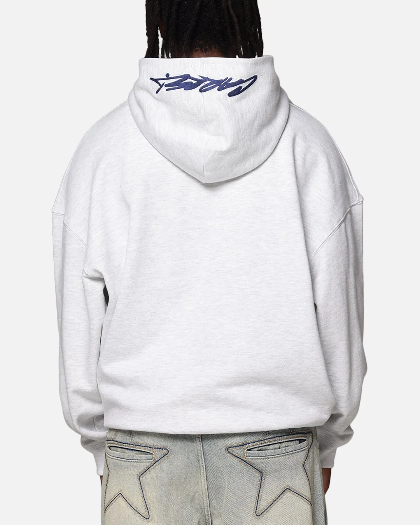Carre Graffiti Logo Hoodie Grey Marle sold by Culture Kings product image thumbnail 2