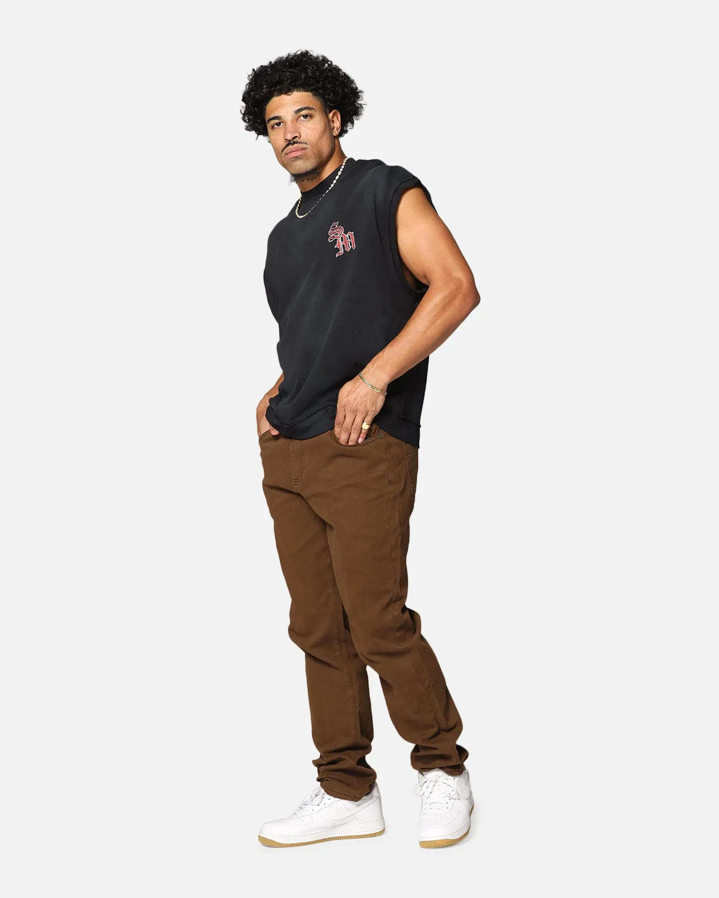 Saint Morta Hardcore Cut Off T-Shirt Sunfade Grey sold by Culture Kings product image thumbnail 4