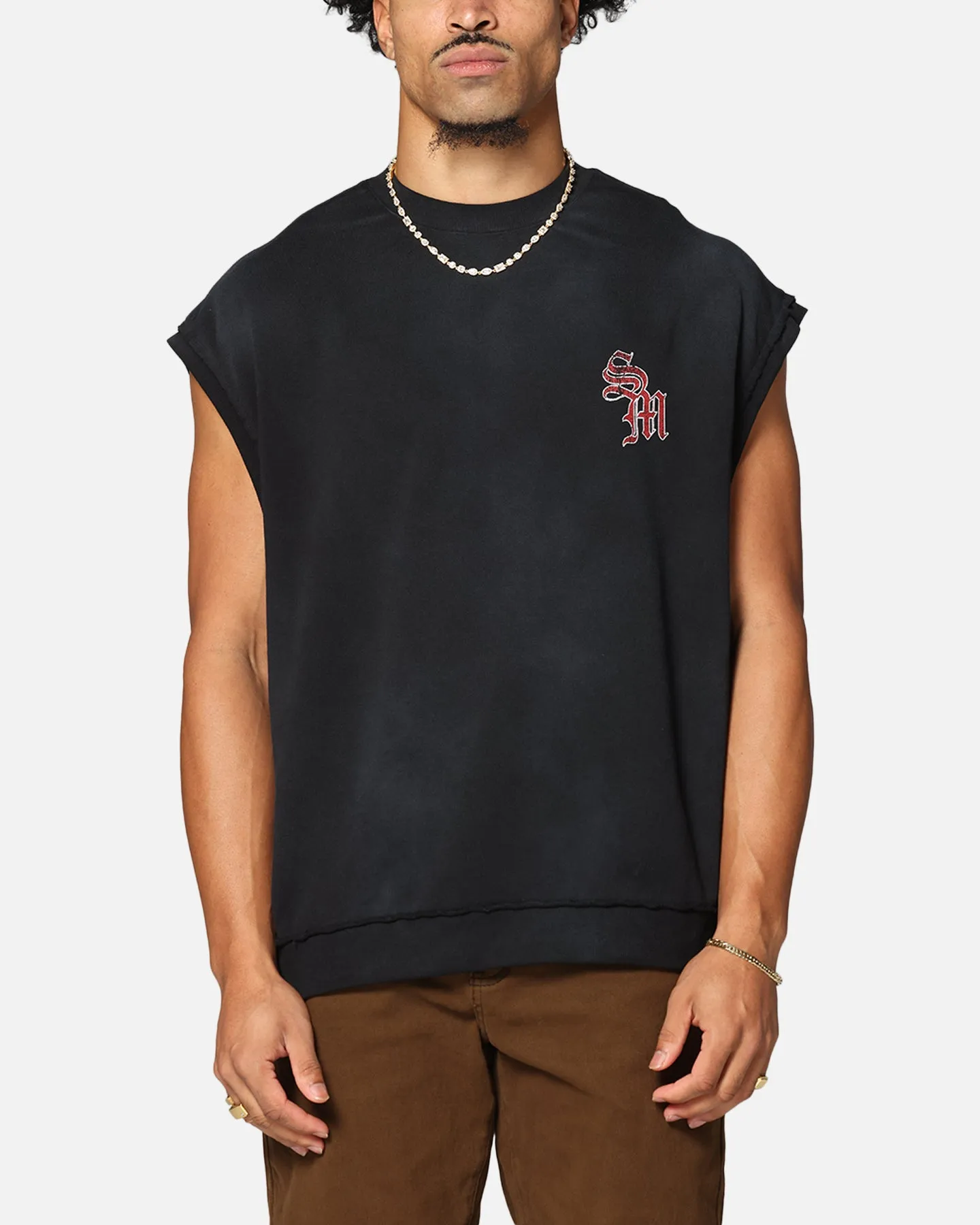 Saint Morta Hardcore Cut Off T-Shirt Sunfade Grey sold by Culture Kings product image thumbnail 2