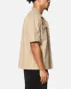 Saint Morta Gothic Pinstripe Button Up Shirt Tan sold by Culture Kings
