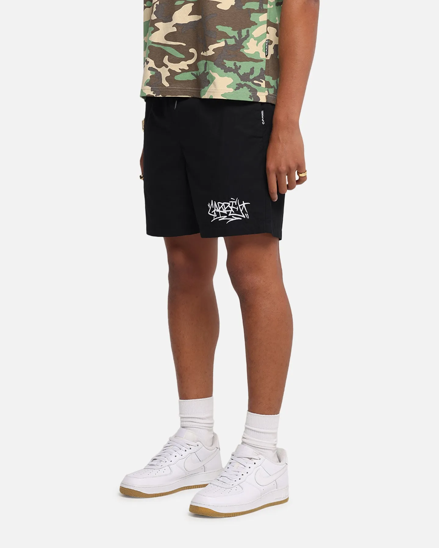 Carre Tagline Beach Shorts Black sold by Culture Kings product image thumbnail 5