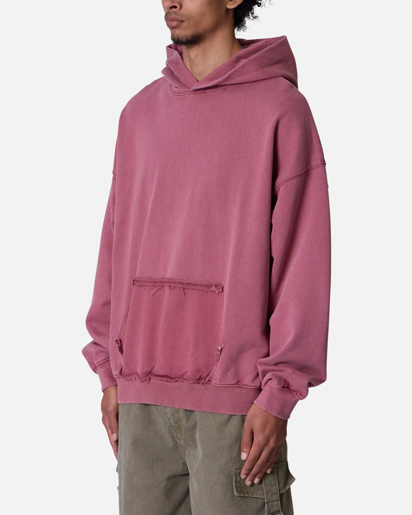 MNML Raw Stitch Hoodie Purple sold by Culture Kings product image thumbnail 3