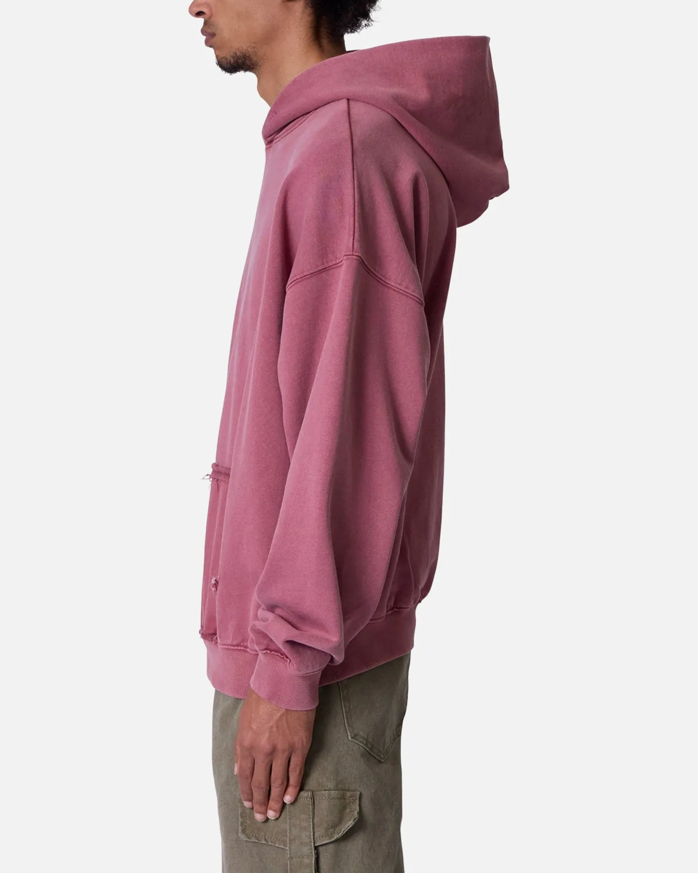 MNML Raw Stitch Hoodie Purple sold by Culture Kings product image thumbnail 4
