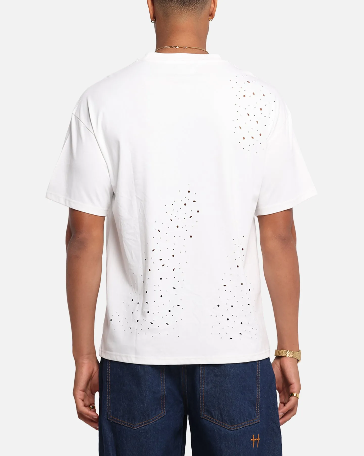 XXIII Distressed T-Shirt White sold by Culture Kings product image thumbnail 3