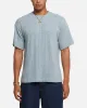 XXIII Rib Knit T-Shirt Blue Marle sold by Culture Kings