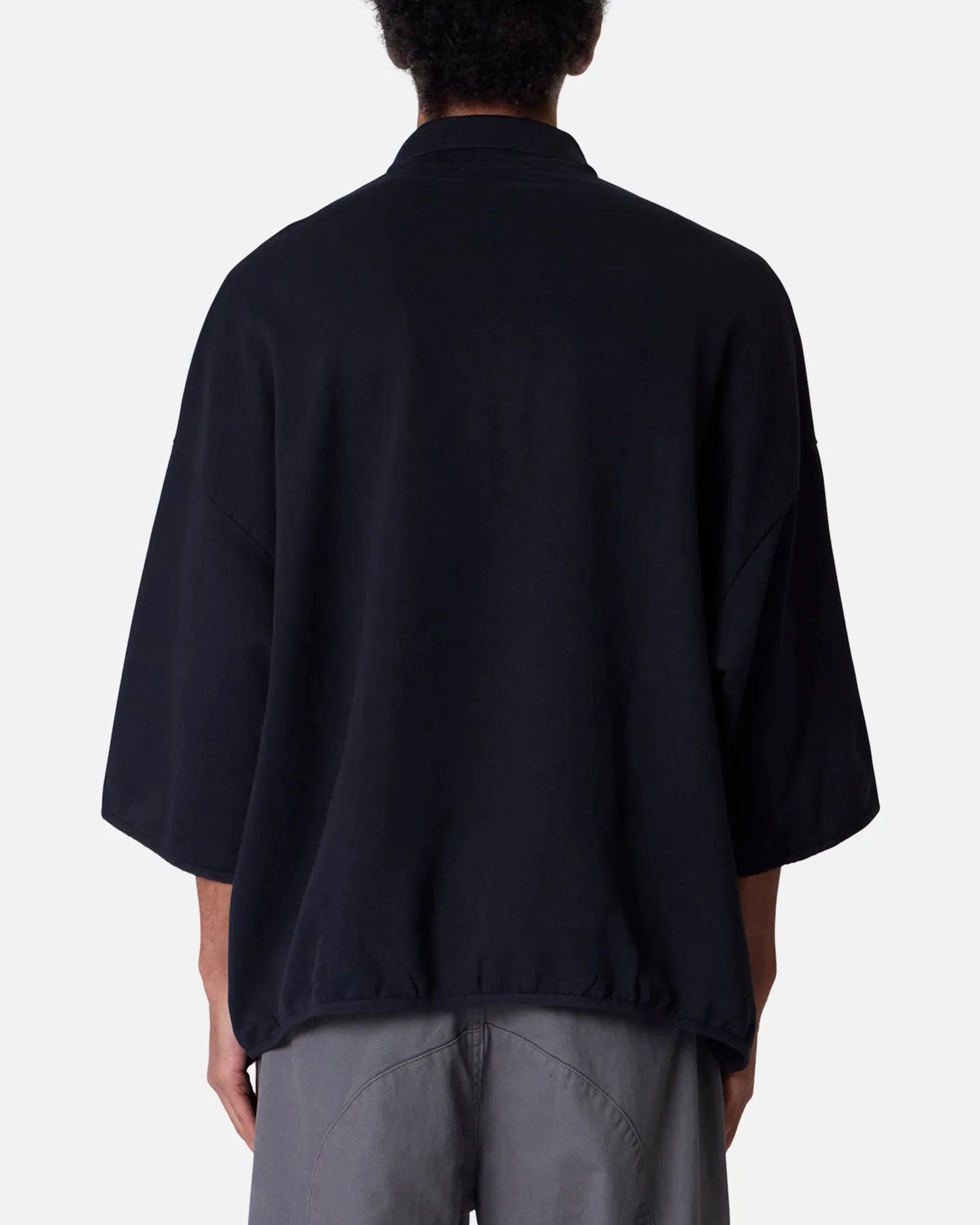 MNML Oversized Knit Polo Shirt Black sold by Culture Kings product image thumbnail 2