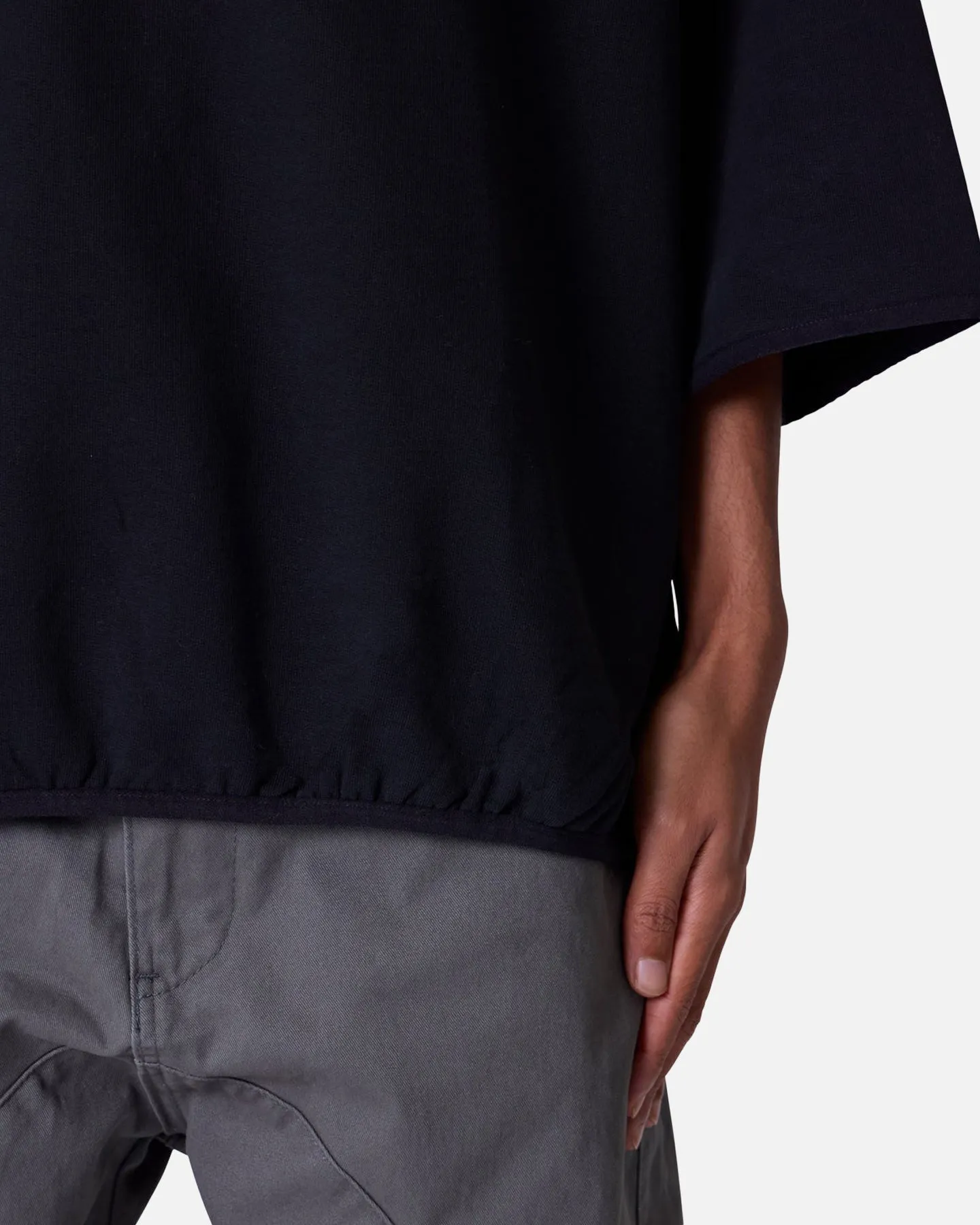 MNML Oversized Knit Polo Shirt Black sold by Culture Kings product image thumbnail 5