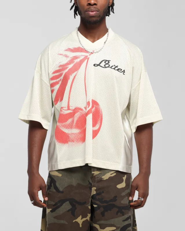 Loiter Cherry Jersey Off White/Red sold by Culture Kings