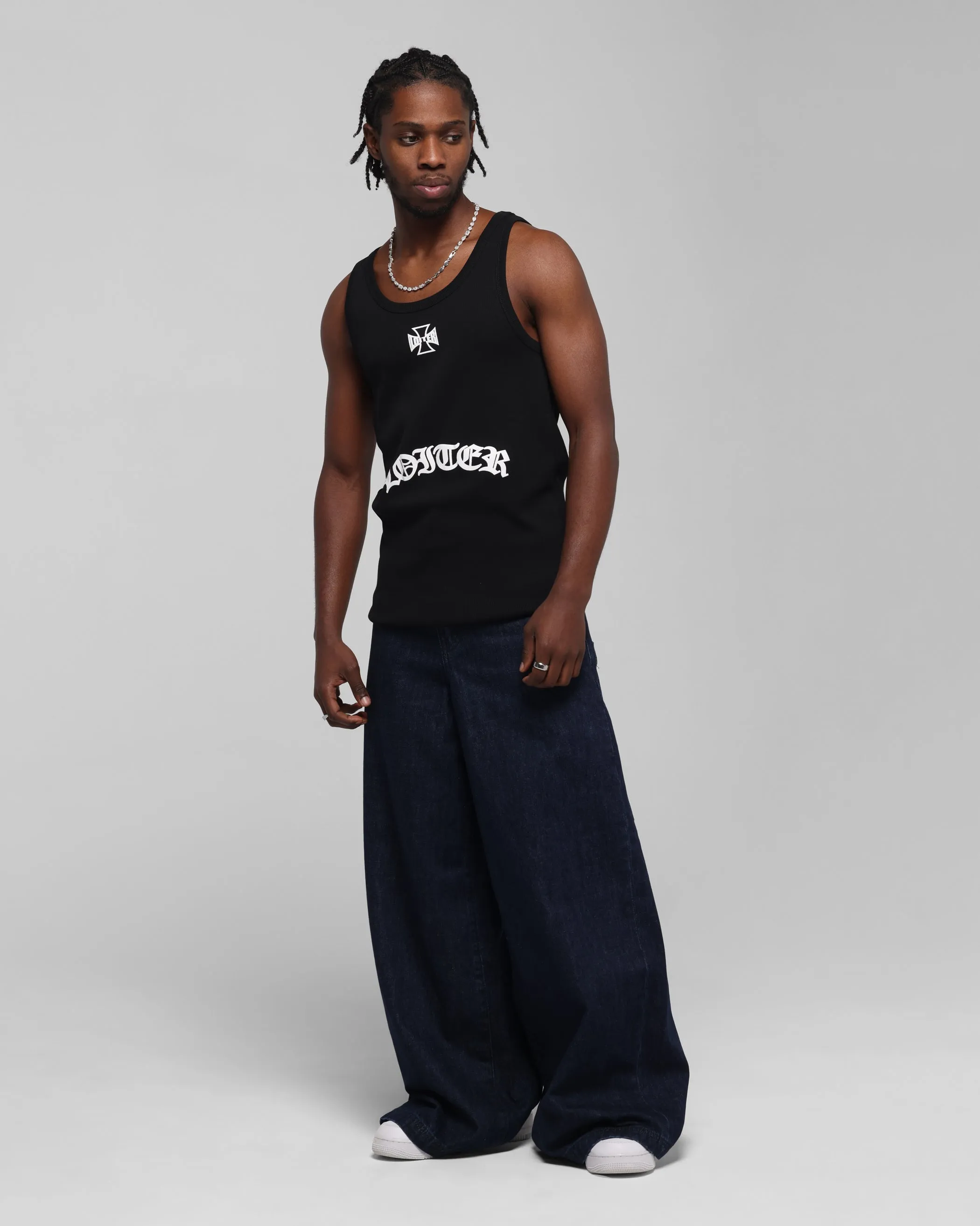 Loiter Gothic Tank Black sold by Culture Kings product image thumbnail 2