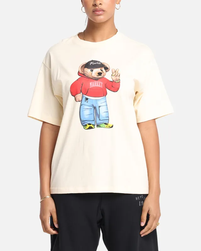 Market Fit Check Bear T-Shirt Cream sold by Culture Kings