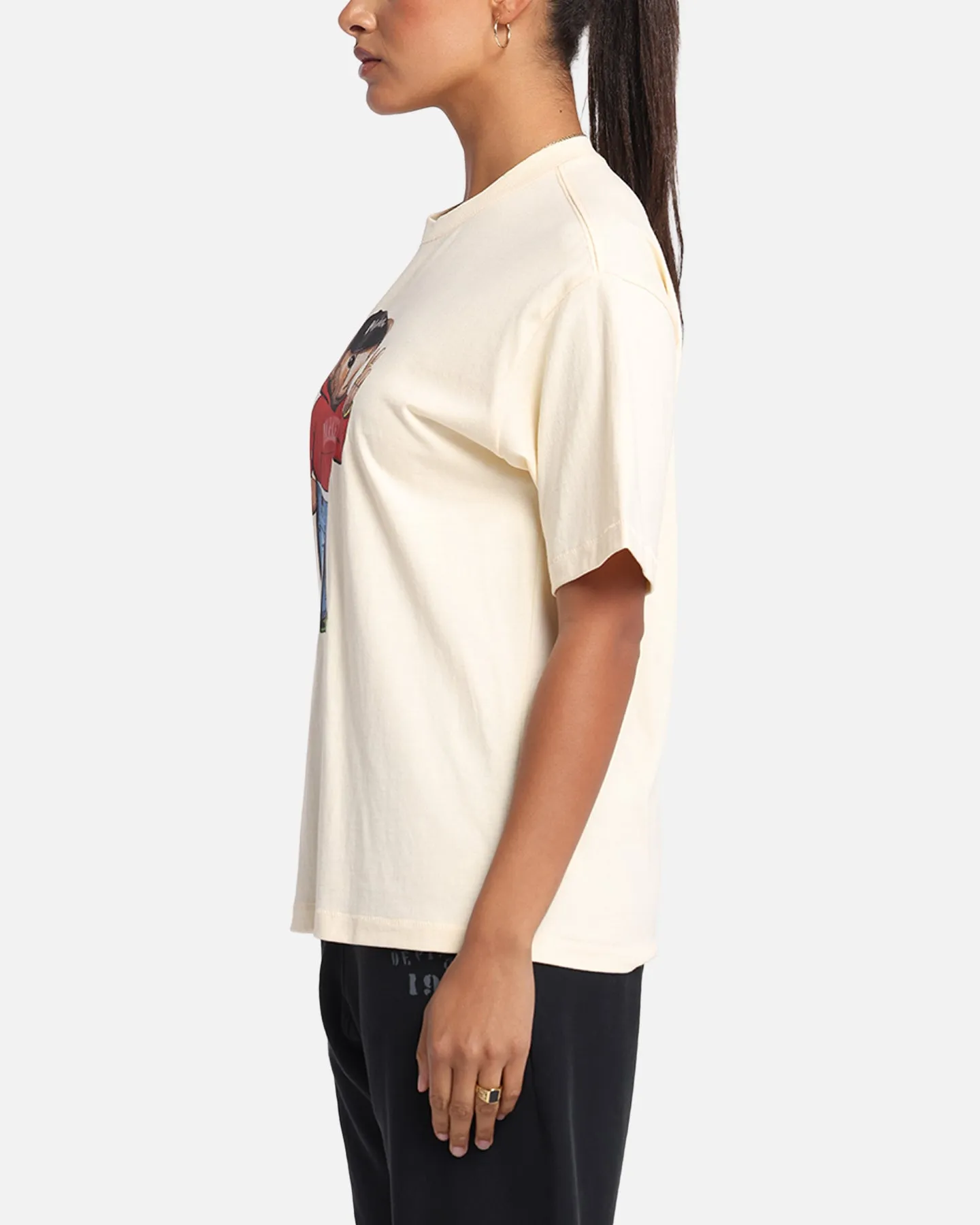 Market Fit Check Bear T-Shirt Cream sold by Culture Kings product image thumbnail 5